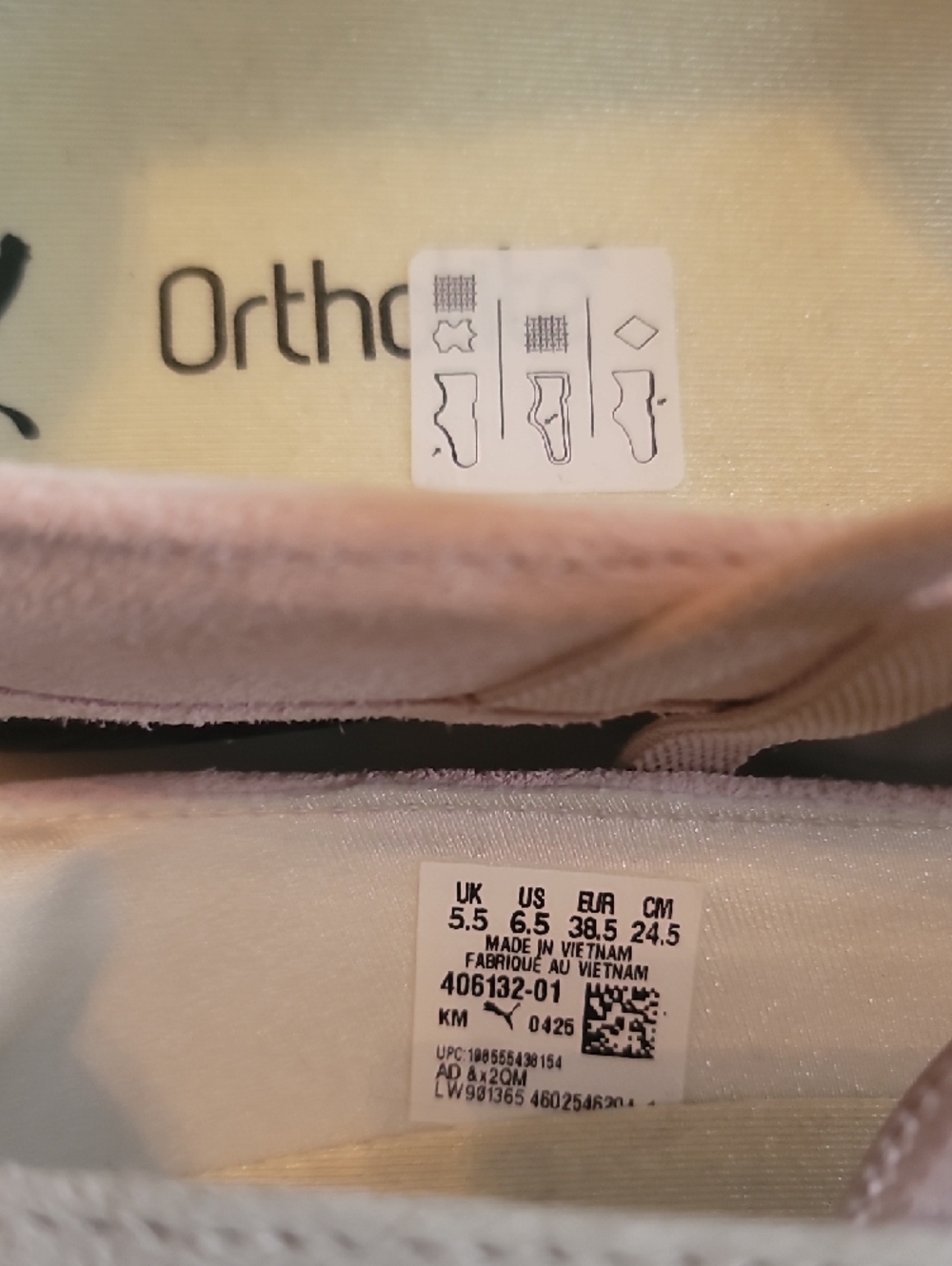 Puma Blush Pink Suede Ballet Sneakers - Picture 2 of 7